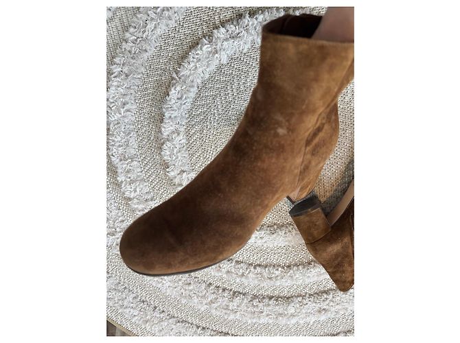 Botines Gianvito Rossi 39 Castaño - vista 3