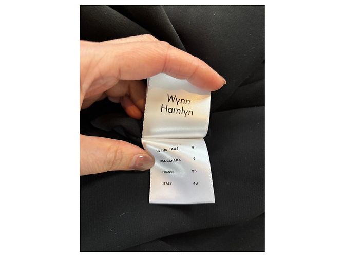 Autre Marque Abito Lungo Nero Wynn Hamlyn - vista 10