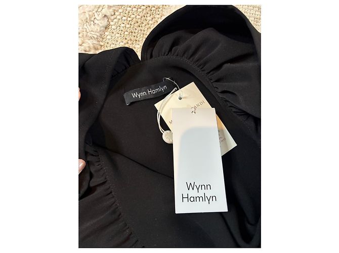 Autre Marque Abito Lungo Nero Wynn Hamlyn - vista 3