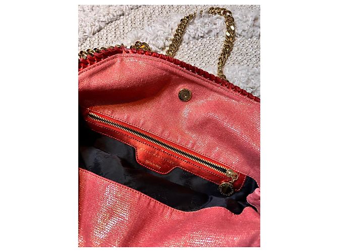 Stella Mc Cartney Borsa Falabella metallica rosa Stella McCartney - vista 4