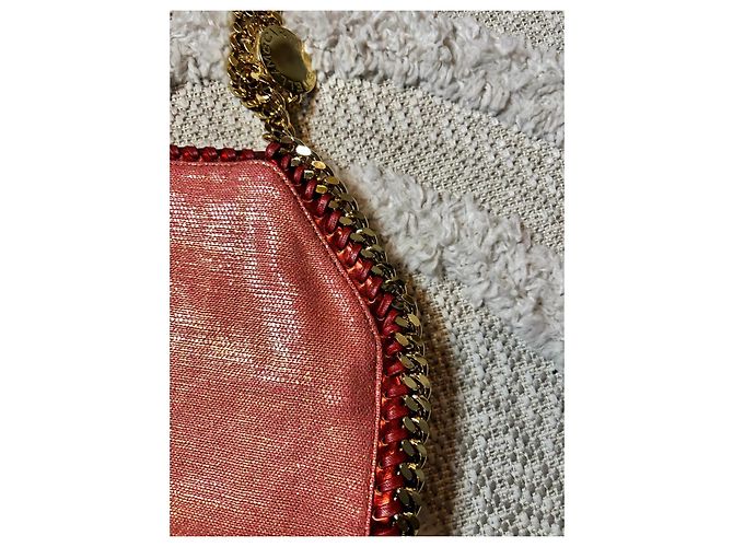 Stella Mc Cartney Borsa Falabella metallica rosa Stella McCartney - vista 7