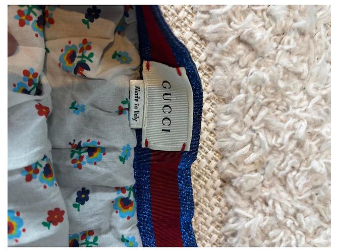 Schwarzer plissierter Gucci-Rock mit Logo-Band Rot Blau - Ansicht 4