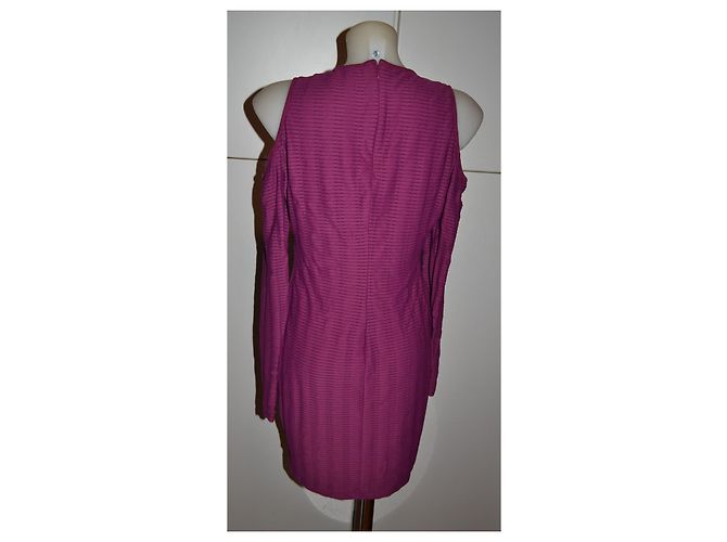Abito Versace Jeans Couture con spalle scoperte viola scuro - vista 4
