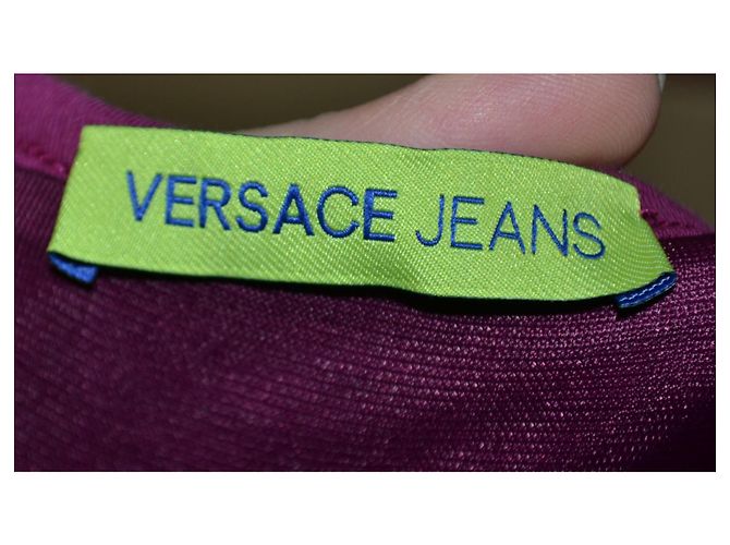 Abito Versace Jeans Couture con spalle scoperte viola scuro - vista 6