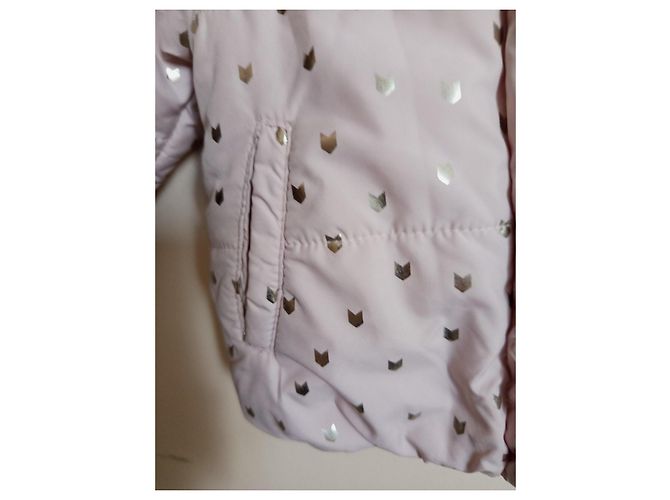 Ikks Chaqueta rosa con patrones de corazones dorados - vista 4