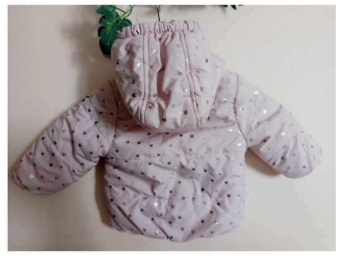 Ikks Chaqueta rosa con patrones de corazones dorados - vista 9