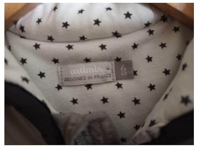 Catimini graue Steppjacke mit Sternen - Ansicht 9