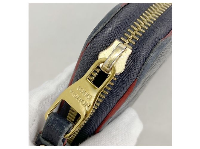 Portafoglio Zippy Monogram Empreinte Louis Vuitton Rosso - vista 11