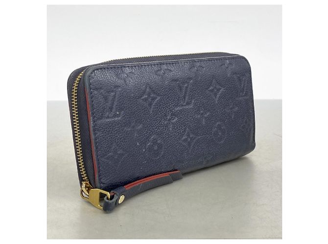 Portafoglio Zippy Monogram Empreinte Louis Vuitton Rosso - vista 2