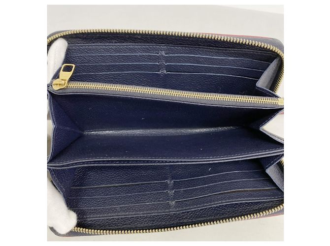 Portafoglio Zippy Monogram Empreinte Louis Vuitton Rosso - vista 3
