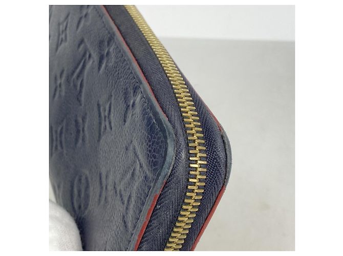 Portafoglio Zippy Monogram Empreinte Louis Vuitton Rosso - vista 6