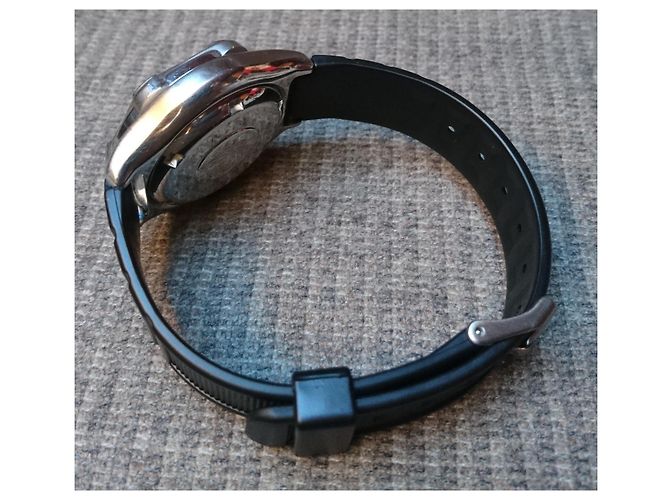 Relógio automático/quartz Seiko AGS Scuba ref. 3M22-0A20 Preto Prata - vista 6