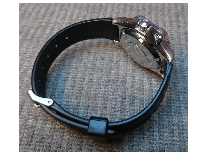 Relógio automático/quartz Seiko AGS Scuba ref. 3M22-0A20 Preto Prata - vista 7