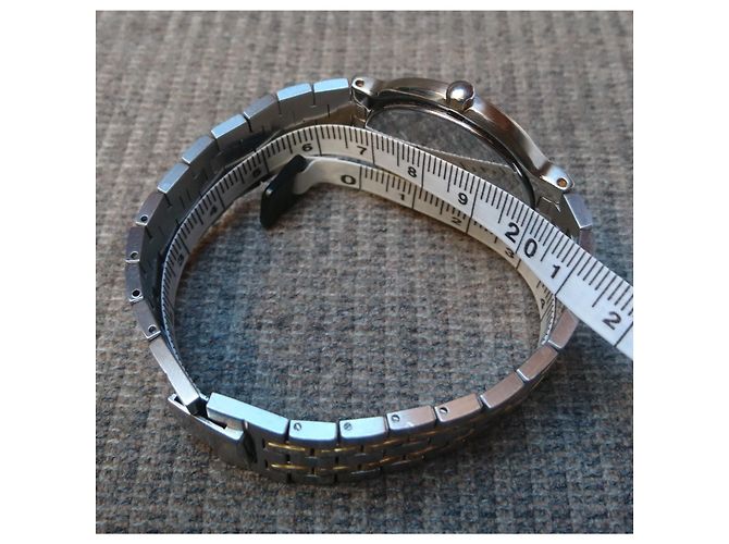 Relógio de quartzo Seiko Lassale ref. 8N25-6000 Prata Dourado - vista 7