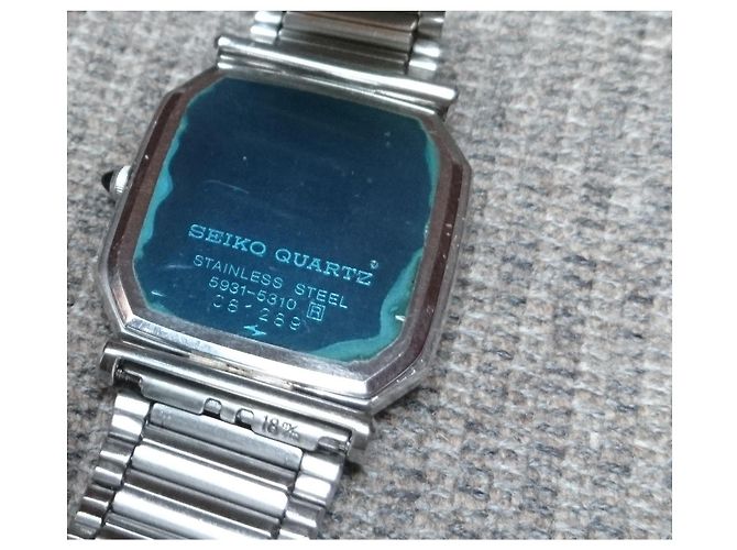 Relógio de quartzo Seiko Credor ref. 5931-5310 Prata - vista 4
