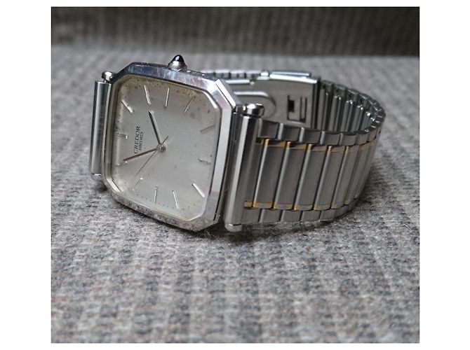 Relógio de quartzo Seiko Credor ref. 5931-5310 Prata - vista 8