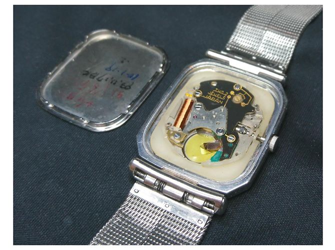 Relógio de quartzo Seiko Chariot ref. 7431-5130 Prata - vista 5