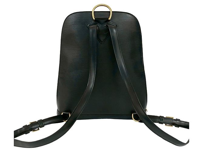 Sac à dos en cuir Epi Louis Vuitton Noir - vue 4