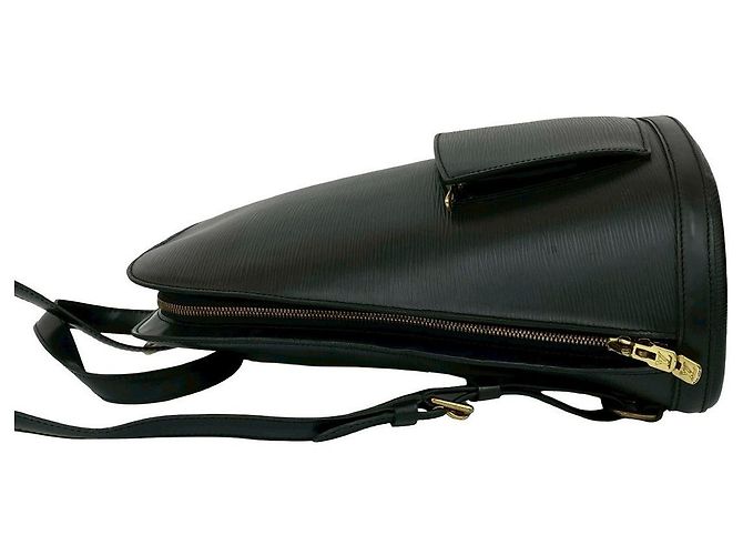 Sac à dos en cuir Epi Louis Vuitton Noir - vue 6