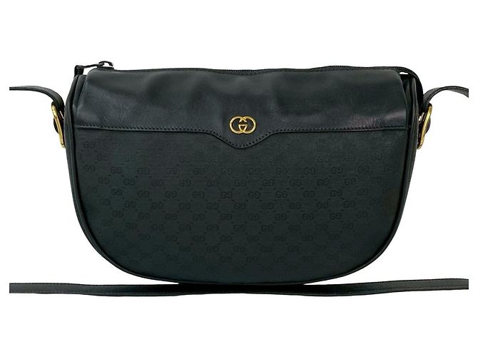 Borsa a Spalla in Pelle Micro GG di Gucci Nero - vista 2