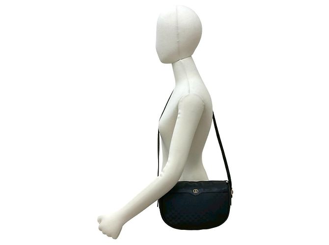 Borsa a Spalla in Pelle Micro GG di Gucci Nero - vista 3