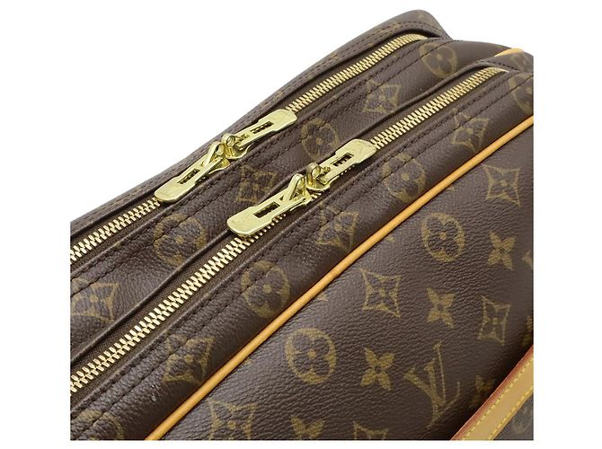 Louis Vuitton Reporter GM Monogram Shoulder Bag Brown - view 6