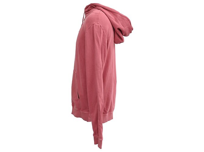 Sudadera Saint Laurent Rive Gauche en algodón rosa Castaño - vista 2