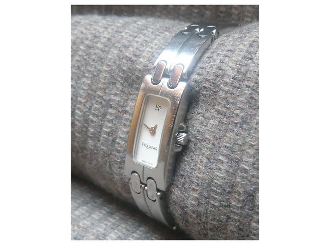Emile Pequignet Quarz Uhr, Ref. 1375 Swiss Made Silber - Ansicht 11