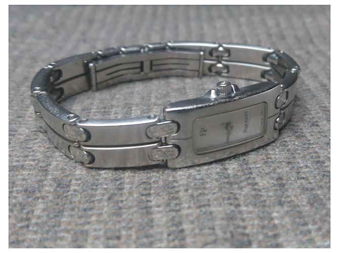 Emile Pequignet Quarz Uhr, Ref. 1375 Swiss Made Silber - Ansicht 12