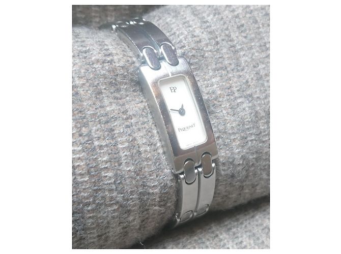Emile Pequignet Quarz Uhr, Ref. 1375 Swiss Made Silber - Ansicht 2
