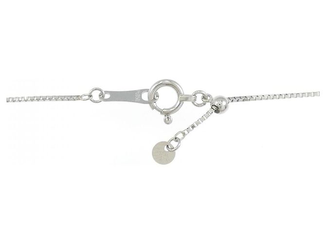 Autre Marque Collana in Zaffiro e Diamante Pt900 Pt850 Argento - vista 5