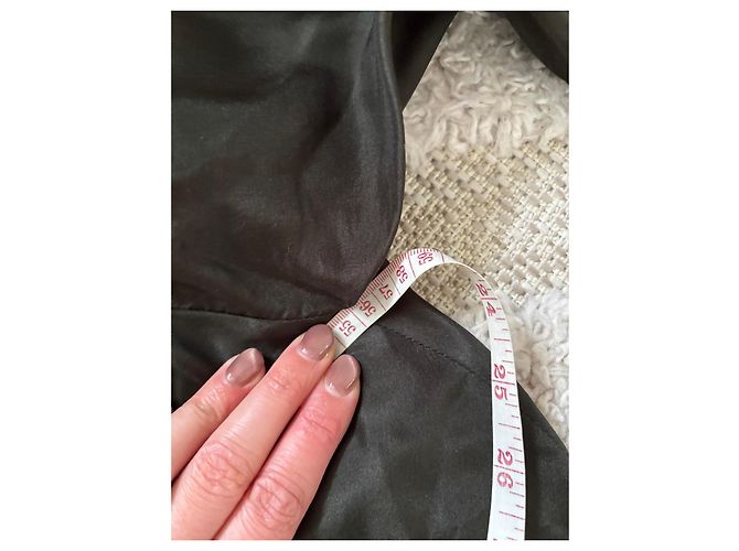 Autre Marque Langes grünes Kalita-Kleid Dunkelgrün - Ansicht 8