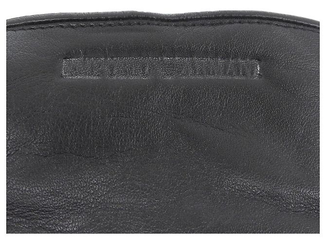 Lederhandschuhe mit Emporio Armani-Logo-Prägung Schwarz - Ansicht 4