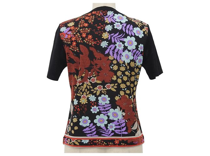 Autre Marque Stricktop mit Blumenmuster LEONARD FASHION Schwarz - Ansicht 2
