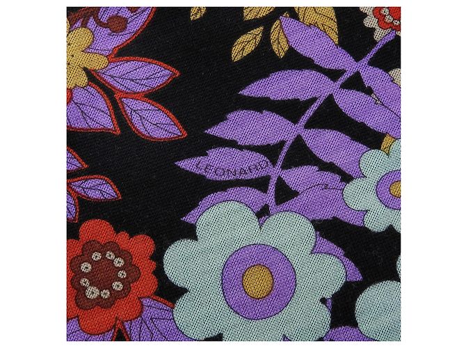 Autre Marque Stricktop mit Blumenmuster LEONARD FASHION Schwarz - Ansicht 5