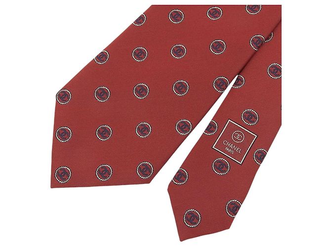 Timeless Chanel Krawatte Rot - Ansicht 3