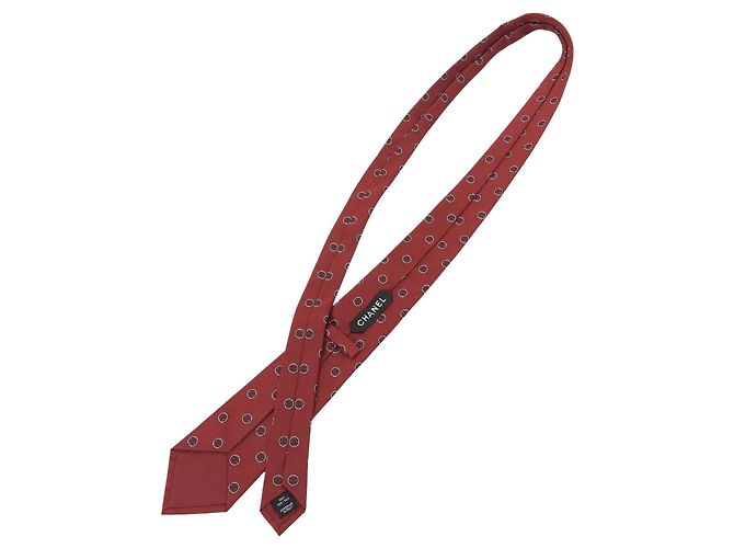 Timeless Chanel Krawatte Rot - Ansicht 5