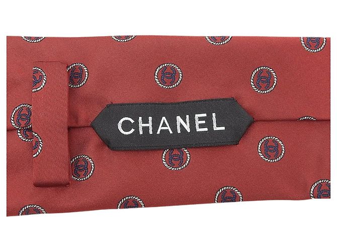 Timeless Chanel Krawatte Rot - Ansicht 6