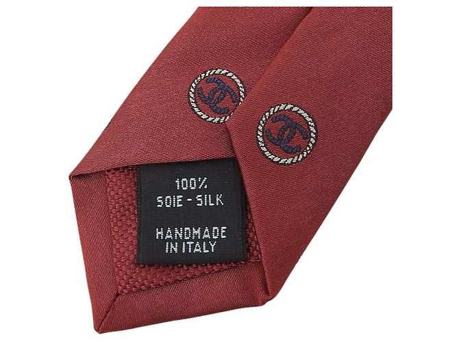Timeless Chanel Krawatte Rot - Ansicht 7