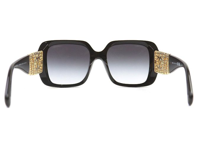 Timeless Gafas de sol Chanel COCO Mark de forma cuadrada Castaño Marrón oscuro - vista 5