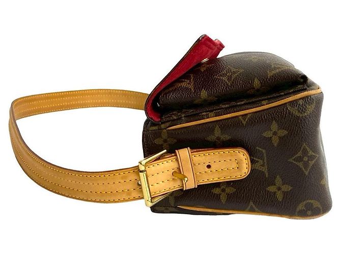 Borsa a tracolla Louis Vuitton Viva Cite Monogram Leather Marrone - vista 6