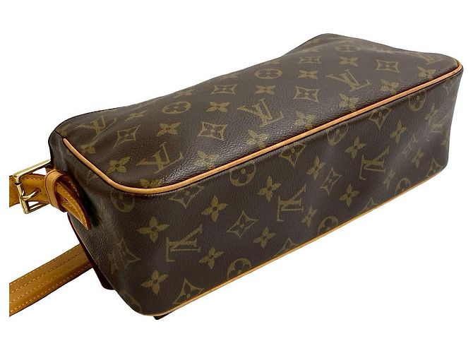 Borsa a tracolla Louis Vuitton Viva Cite Monogram Leather Marrone - vista 8