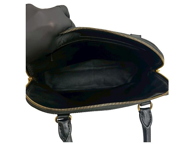 Céline Borsa Tote Celine Macadam Brason Leather Marrone Nero - vista 10