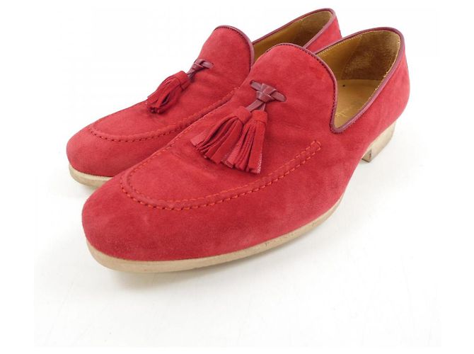 Autre Marque Ferrante Lederschuhe Rot - Ansicht 3