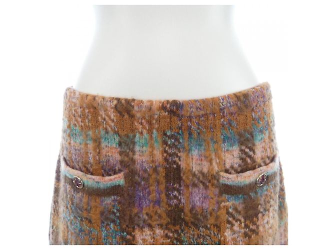 Timeless Falda Chanel Skirt Skirt Castaño - vista 6