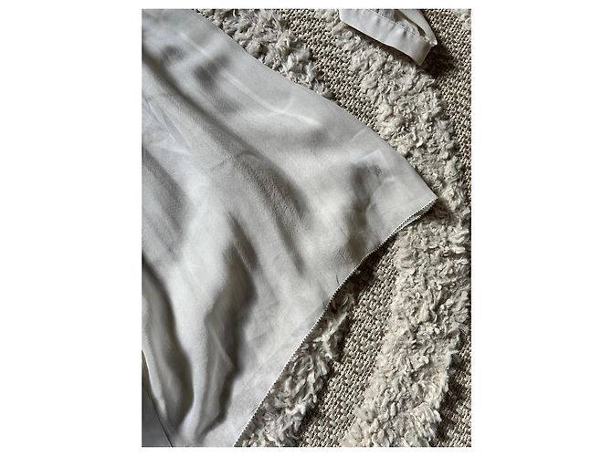Vince Seidenbluse weiß langarm - Ansicht 4