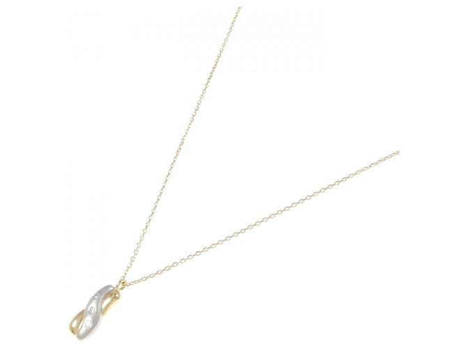 Autre Marque Collana di diamanti Au750/PT850 D'oro - vista 2