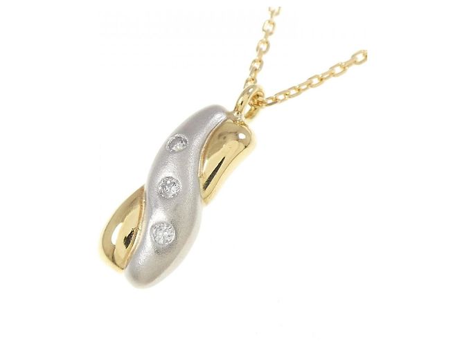 Autre Marque Collana di diamanti Au750/PT850 D'oro - vista 3