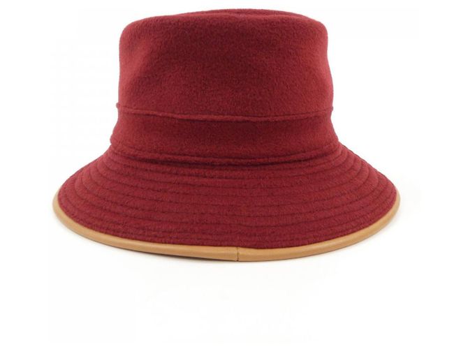 Hermès Cashmere Hat 56 Red - view 4