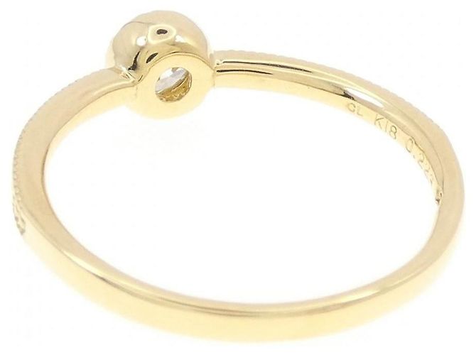 Autre Marque Au750 Diamantring Golden - Ansicht 3